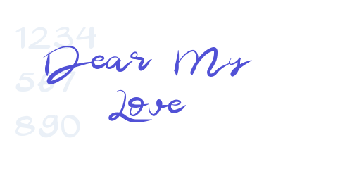 Dear My Love-font-download
