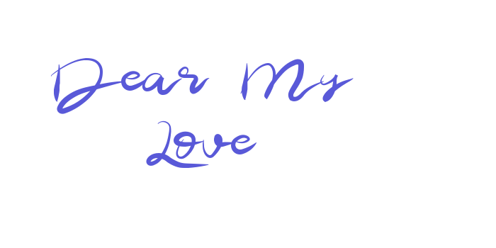 Dear My Love Font