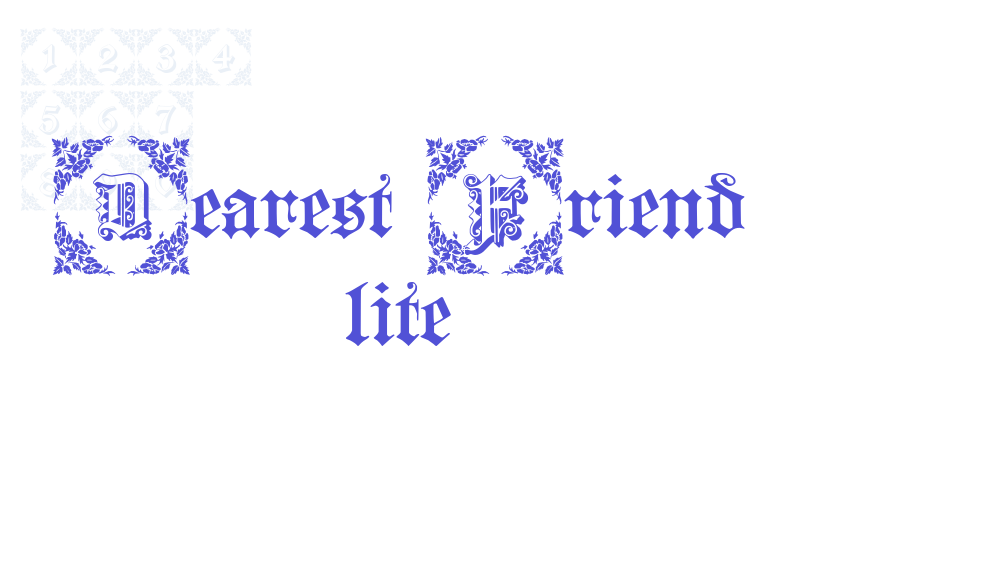 Dearest Friend lite-font-download