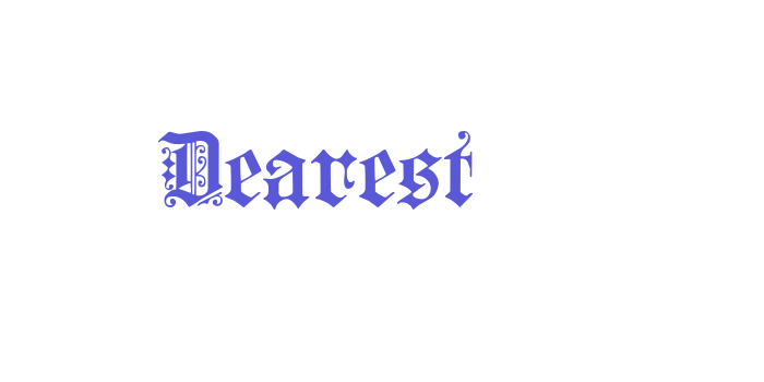 Dearest Font Download