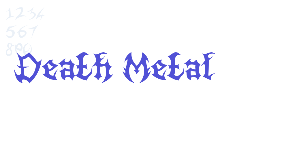 Death Metal-font-download