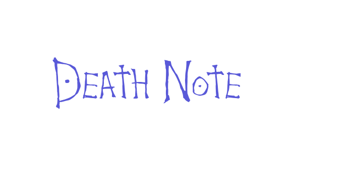 Death Note Font Download