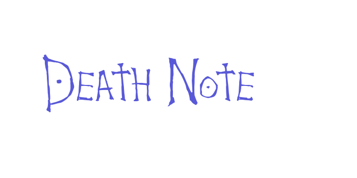 Death Note Font