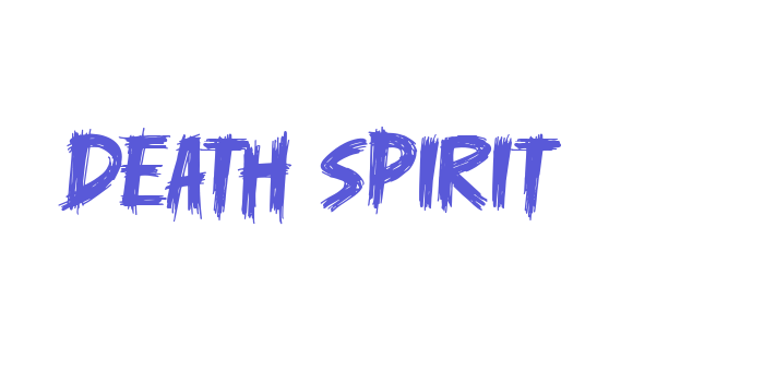 Death Spirit Font Download