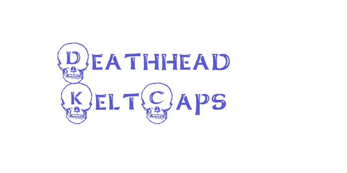 Deathhead KeltCaps Font Download