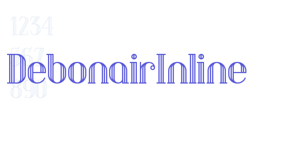 DebonairInline font free