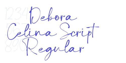 Debora Celina Script Regular-font-download