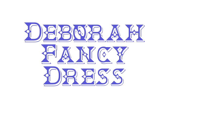 Deborah Fancy Dress Font Download