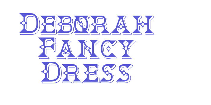 Deborah Fancy Dress Font Download