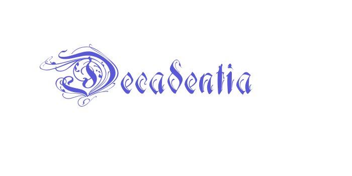 Decadentia Font Download