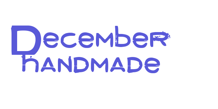 December handmade Font Download