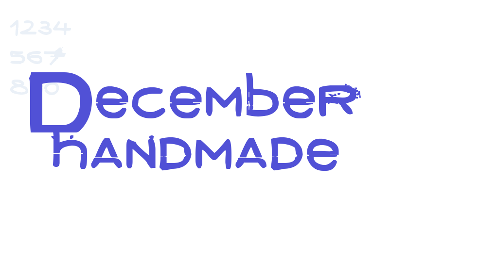 December handmade-font-download