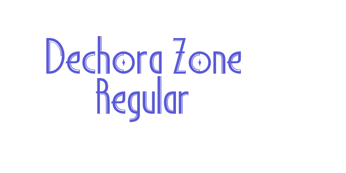 Dechora Zone Regular Font Download