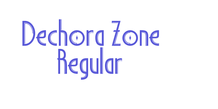 Dechora Zone Regular Font