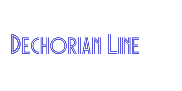 Dechorian Line Font Download