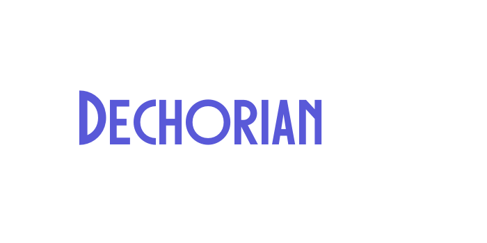 Dechorian Font Download