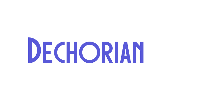 Dechorian Font