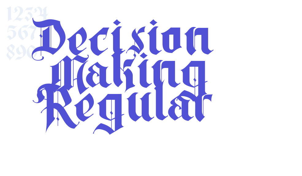 Decision Making Regular-font-download