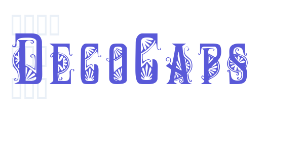 DecoCaps font free