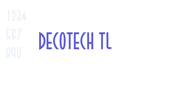 DecoTech TL font free