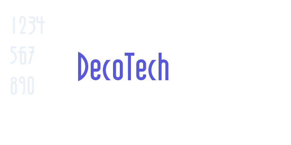 DecoTech font free