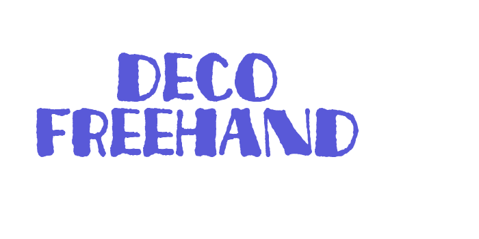 Deco Freehand Font Download