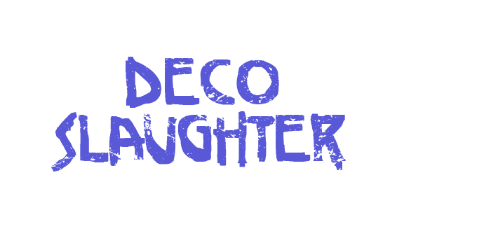 Deco Slaughter Font Download