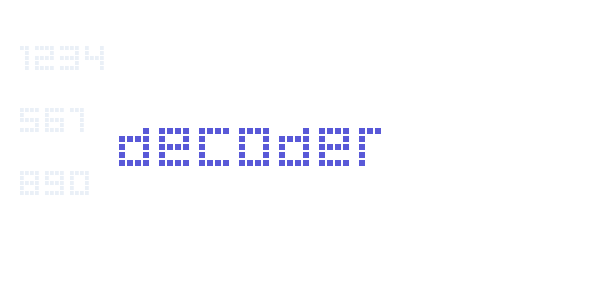 Decoder font free