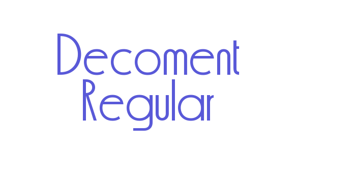 Decoment Regular Font