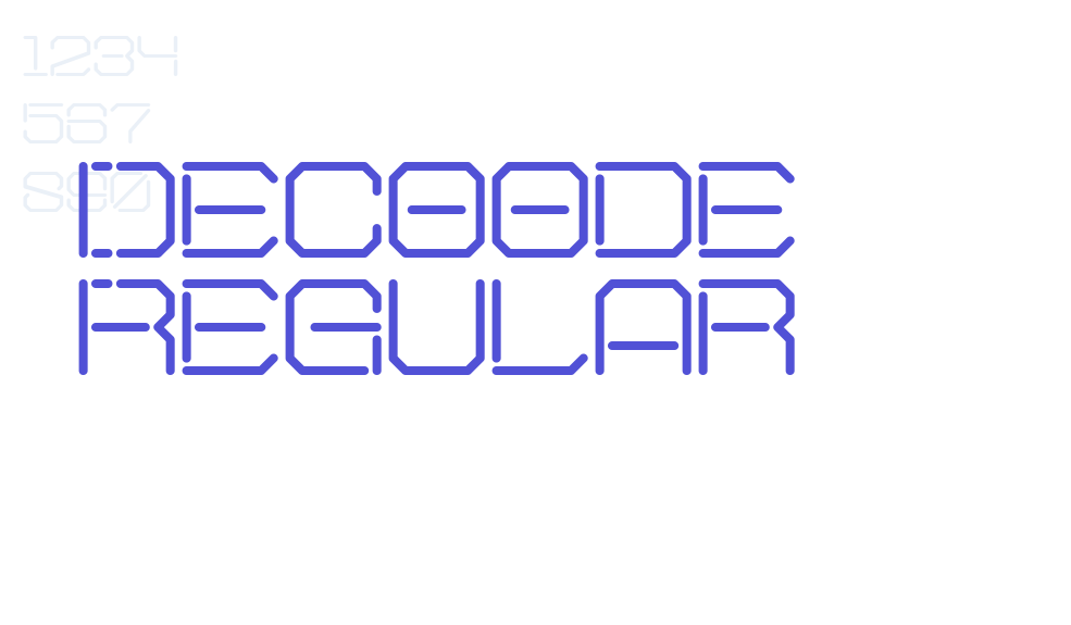 Decoode Regular-font-download