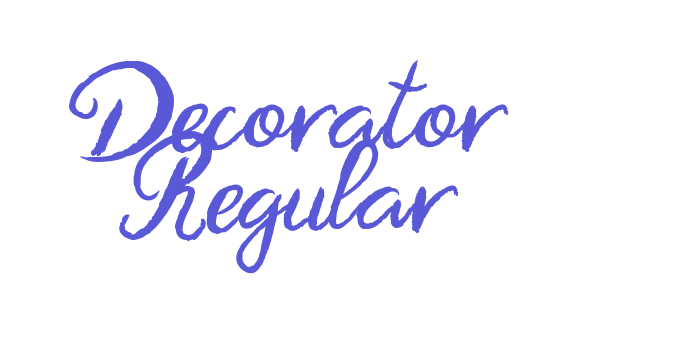 Decorator Regular Font Download