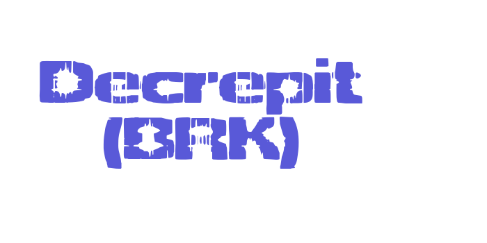 Decrepit (BRK) Font Download