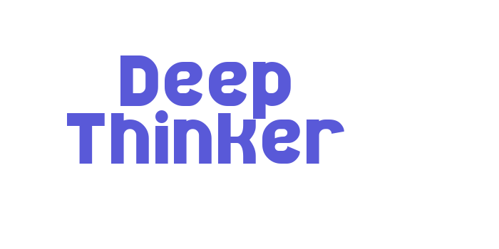 Deep Thinker Font Download