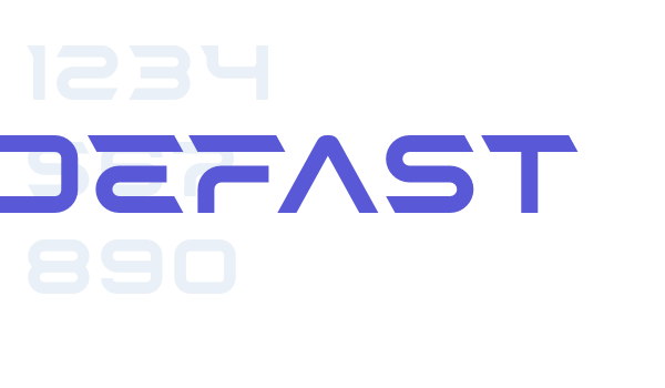 Defast Font