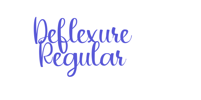 Deflexure Regular Font Download