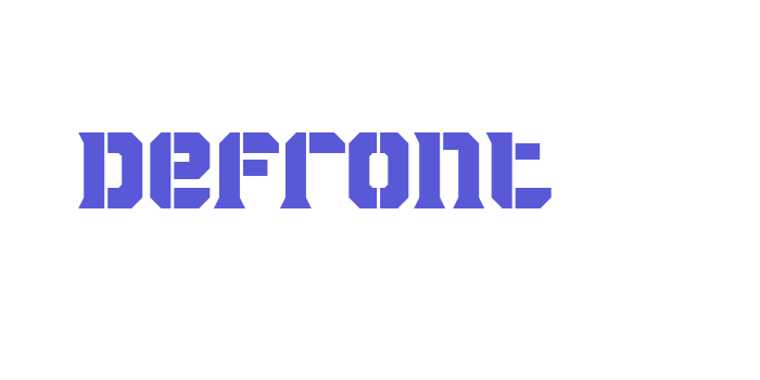 Defront Font