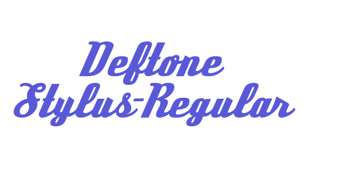 Deftone Stylus-Regular Font Download