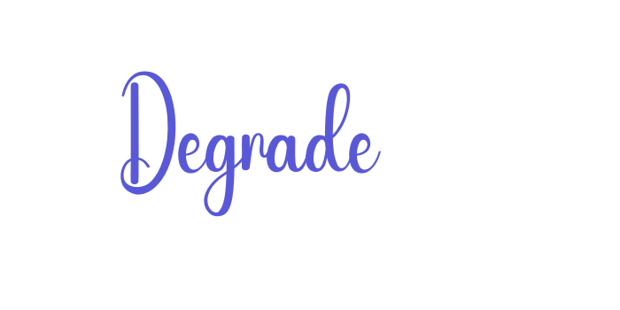 Degrade Font