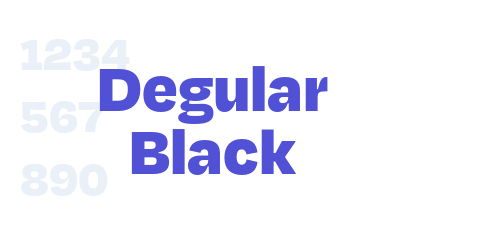 Degular Black-font-download