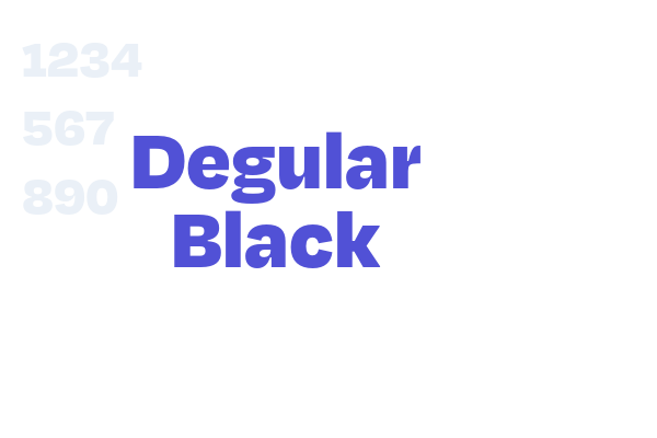 Degular Black
