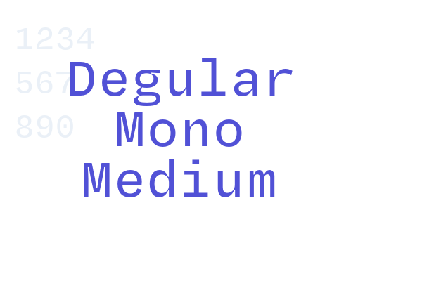 Degular Mono Medium