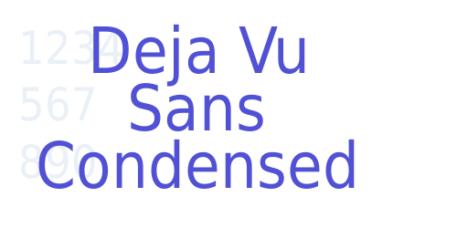 Deja Vu Sans Condensed-font-download