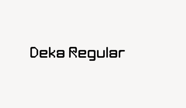 Deka Regular Font