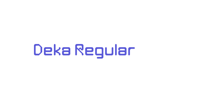 Deka Regular Font Download