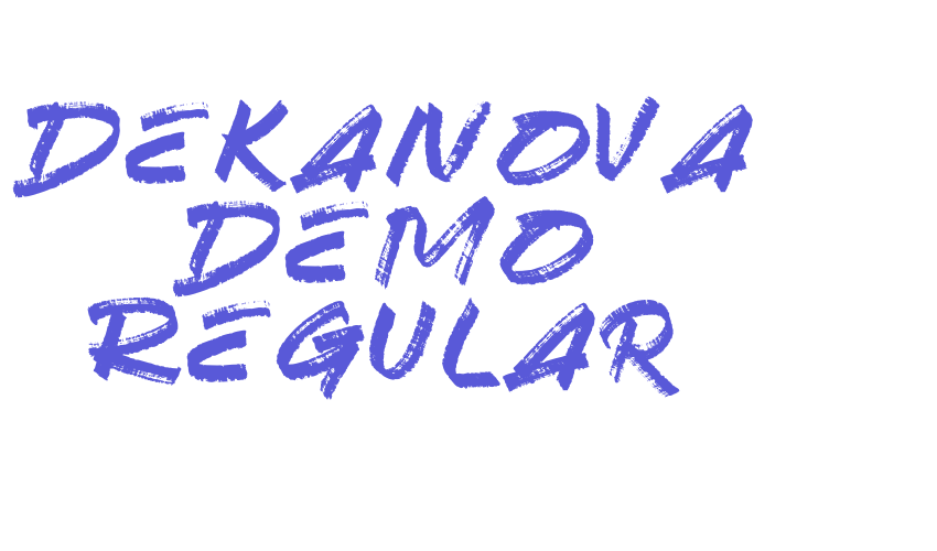 Dekanova Demo Regular Font Download