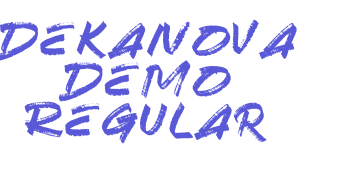 Dekanova Demo Regular Font Download