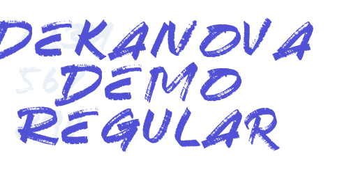 Dekanova Demo Regular-font-download