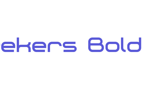 Dekers_Bold Font