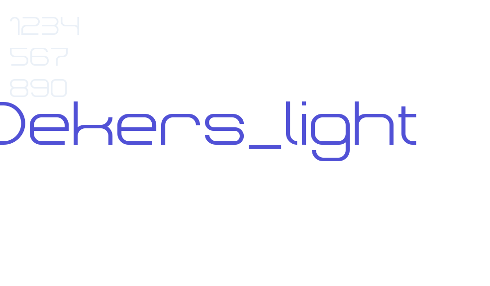 Dekers_light-font-download