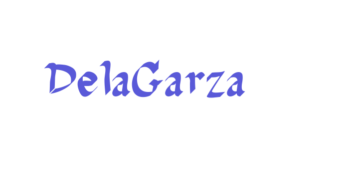 DelaGarza Font Download